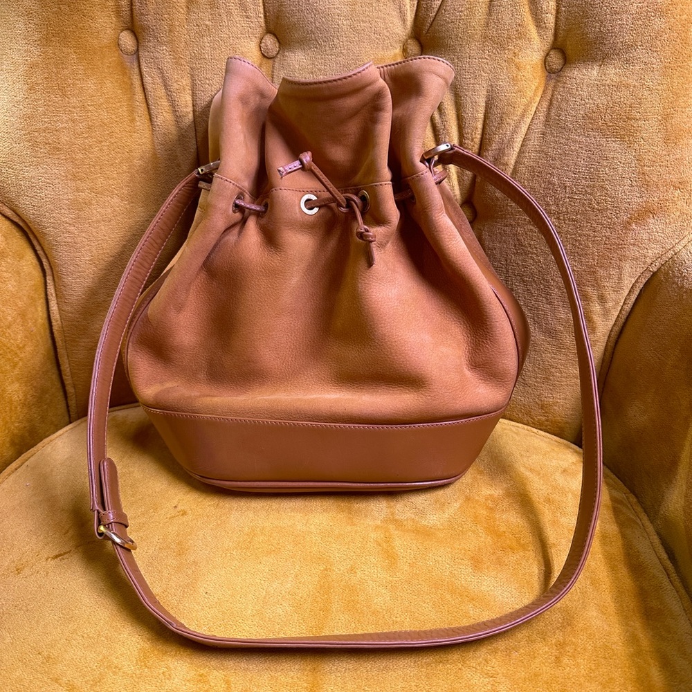 Authentic Gucci Suede Bucket Bag